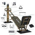 GR8FLEX Performance Gym for Total Over 100 Exercises, Multi-Functional Workout Machine, High Performance Strength Training, Cardio, and Full Body Fitness Equipment for Home Use - style: Military Model