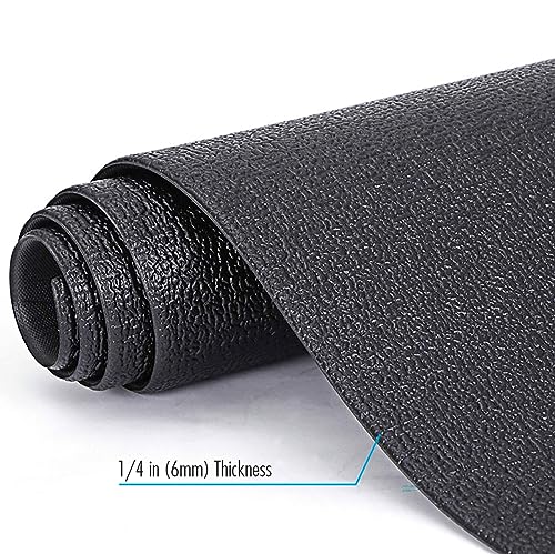 Xterra Floor Mat — Heavy Duty, Thick 6mm PVC, Nonslip, Textured Fitness Equipment Floor Protector for Treadmill or Bike - style: Treadmill Mat