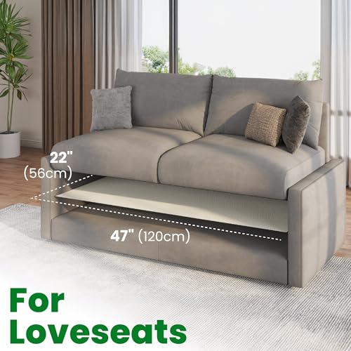 ECOHomes Non Slip Couch Cushion Grip Pad (Loveseat 22" By 47") | Keep Sofa Cushions from Sliding, Couch Cushion Pads, Anti Slip, Sofa & Patio Grips, Mattress Gripper Stopper, Prevent Sliding - size: Loveseat (22" By 47")