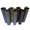Rubber-Cal Elephant Bark Rubber Flooring - 3/16" Thick - color: Green Dot, size: 60"L x 48"W x 0.2"Th