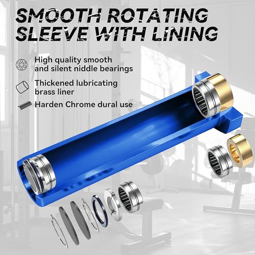 EVERYMATE 5LB Mini Barbell Bar Beginner Women Kid Barbell Total Body Workout Weighted Bar,for Strength Training, for Youth Children New Weightlifting - color: Blue Sleeves Sliver Bar, size: 10KG Junior Barbell