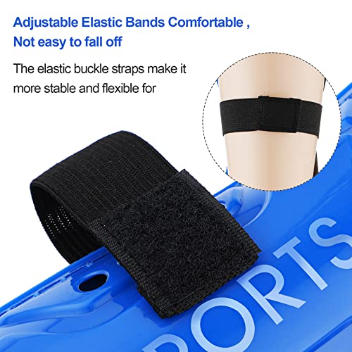 Civaner Youth Soccer Shin Guards Lightweight Breathable Child Calf Protective Gear Soccer Equipment Kids Shin Guards for 4-12 Boys and Girls Children Teenagers - size: L，8-12 years old