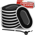 Upgrade Furniture Sliders, Furniture Sliders for Carpets, Oval Moving Pads with 8 PCS 5.8 * 4.3" Carpet Sliders+1 Lifter, Furniture Moving Sliders for Easy Move Bed Tables Cabinet, Protect Carpets - size: 5.8*4.3in Oval 8+1Pack