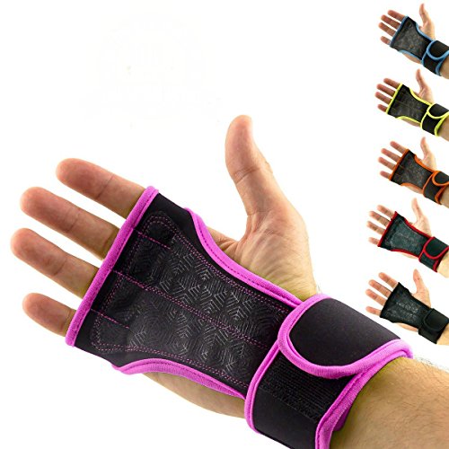 Mava Sports Cross Training Gloves with Wrist Support for WODs,Gym Workout,Weightlifting & Fitness-Silicone Padding, No Calluses-Suits Men & Women-Weight Lifting Gloves for a Strong Grip - color: Pink, size: X-Small