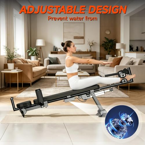 Fitness Full Body Traction Table, Massage Cervical Traction Bench & Lumbar Traction Bed, Home Stretch Decompression Machine for Tension Relief, Lumbar Stretching