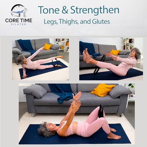 Pilates Ring- Inner Thigh Exerciser- Arm Exerciser- Thighmaster- Core Trainer- Gym Ring-Infinity Hoop- Exercises Included- Professional Design- Padded Handles-Instructor Designed