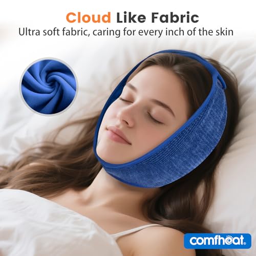 Face Heating Pad for TMJ Pain Relief, Moist Heat Microwave Heated Wrap for Jaw, Wisdom Teeth Recovery, Reducing Symptoms of Jaw Clicking, Relaxing Face Muscles, Oral Facial Surgery