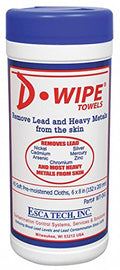ESCA TECH INC D-Lead Lead Remover Wipes, 40 Count, Canister