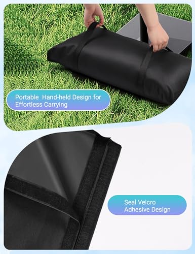 6 Packs Umbrella Base Weights Sandbags, Outdoor Sand Bags for Weight, Weatherproof Heavy Duty Weight Sandbag for Garden Furniture Umbrella Stand Cantilevers Poolside Accessories - size: 6 Pack