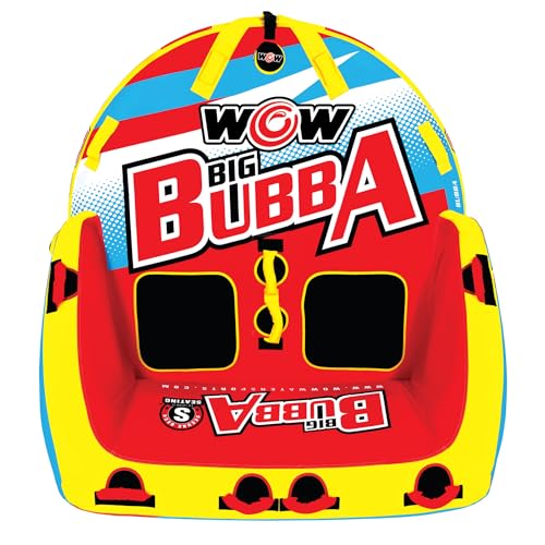 Wow Sports Bubba Towable Tubes for Boating, Boat Accessories for Tubing, Water Tube for Boats - style: 1 to 2 Person