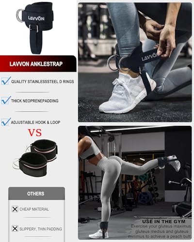7Pcs-Barbell Pad Set for Hip Thrust - Squat Pad, Bench Press Workout Foam Weight Lifting Bar Cushion,Gym Accessories for Women with Bar Bad,with Gym Ankle Straps,Hip Resistance Bands,Lifting Strap - color: Black