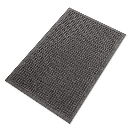 Guardian - EG030508 EcoGuard Indoor Wiper Floor Mat, Recycled Plastic and Rubber, 3' x 5', Green | Recycled Plastic and Rubber - color: Green, size: 3' x 5' (Rectangular)