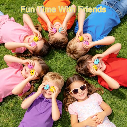 Super High Bouncing Ball for Kids, 3-Pack Extreme Bounce Balls, Lightning Pattern Sensory Toy, Reaction Training Ball for Outdoor Play, Party Favors (Yellow, Pink, Blue) - color: 3-Color