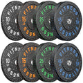 2" Bumper Plates Set Olympic Weight Plates for Barbell Strength Training | Papababe 2Inch Weights Plates Set, Floor Protective Plates, 20-600lbs Rubber Bumper Plates for Weightlifting, Bench Press - size: 190 LB SET (PAIR OF 10, 15, 25, 45 LB), style: Hig