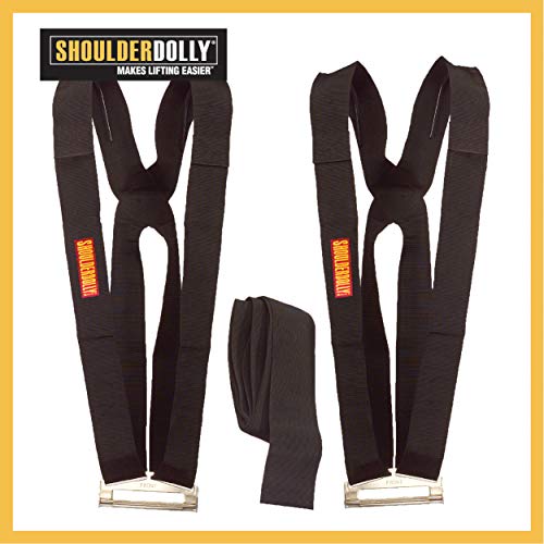 Shoulder Dolly Moving Straps - Lifting Strap for 2 Movers - Move, Lift, Carry, And Secure Furniture, Appliances, Heavy, Bulky Objects Safely, Efficiently, More Easily Like The Pros - LD1000 - size: 1 Pack