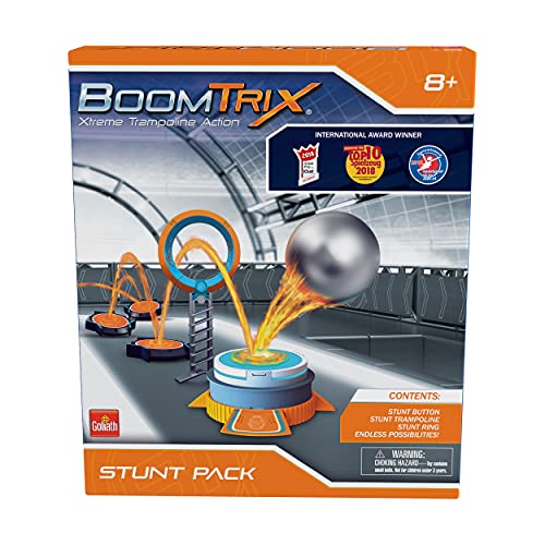 Boomtrix Stunt Pack by Goliath - Kinetic Metal Ball Chain Reaction Stunt Kit - Fun - Educational - STEM - color: Stunt Pack