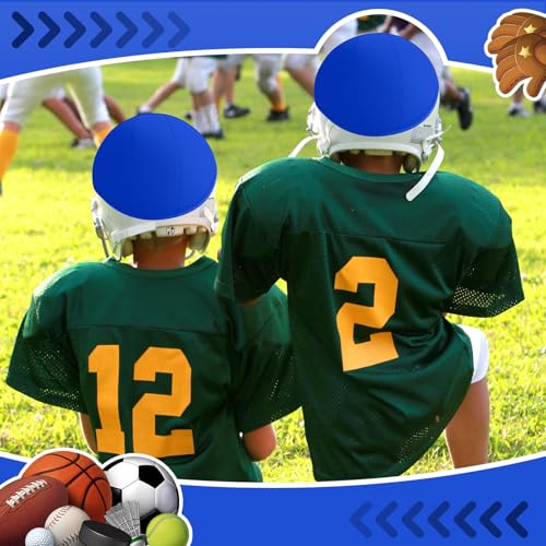Ramede Football Helmet Covers for Practice Scrimmage Cap Helmet Cover Scrimmage Cap for Youth Adult Football Hockey Training Accessories 10.4 Inch in Diameter - color: Dark Blue, size: Regular Style
