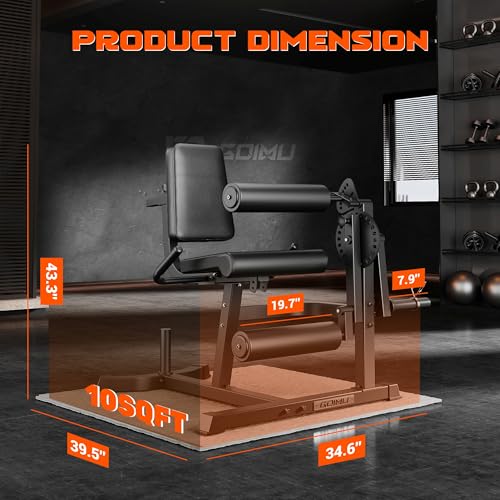 Leg Extension and Curl Machine, 4 in 1 Lower Body Workout Machine, Adjustable Leg Curl Machine with Plate Loaded, Leg Extension Machine with Exercise Bench, Home Gym Weight Machine - style: Black with 100lbs Weight Plates