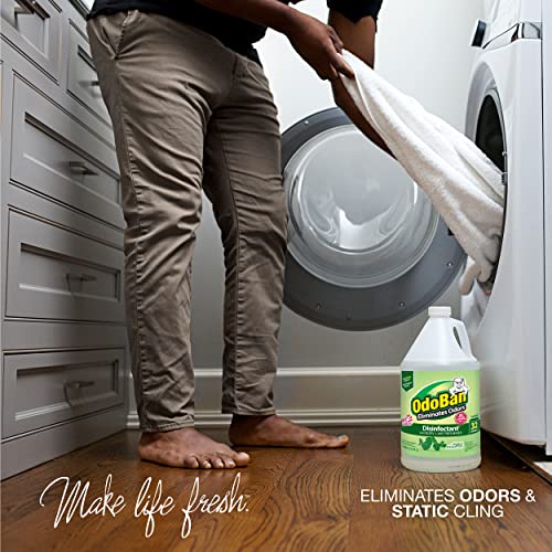 OdoBan Disinfectant Concentrate and Odor Eliminator, 4 Gallons, Original Eucalyptus Scent - size: 128 Fl Oz (Pack of 4)
