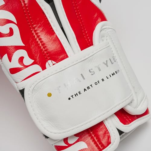 LEONE 1947, Thai Style Boxing Gloves - color: RED, size: 10