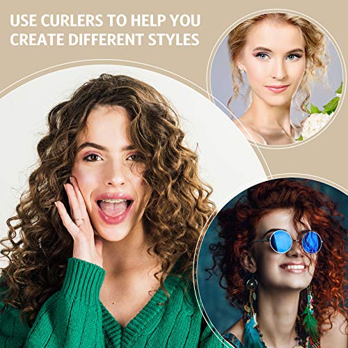 Syhood 43 Pcs Foam Sponge Hair Rollers Women 0.59 Inch Soft Sleeping Curlers Flexible Sponge Curler Tool and Rat Tail Comb for Hair Styling Hairdressing Overnight Curl and Volume(Yellow) - color: Yellow