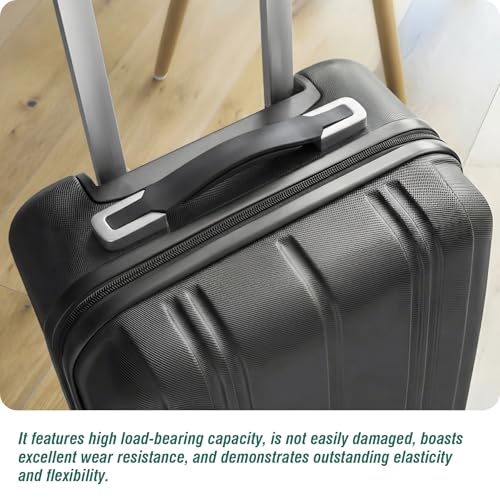 Luggage Replacement Handle, Suitcase Spare Grip, Travel Bag Repair Part | Ergonomic grip design, sturdy construction, comfortable hand feel, suitable for luggage repair and travel bag replacement - style: RB-024 Silver-White