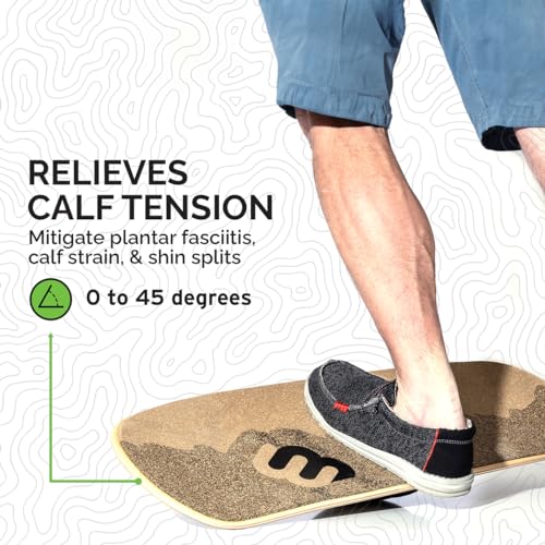 Whirly Board Wide 360˚ | Standing Desk Balance Board | Wobble Board Portable Home Gym | Snowboard Training | Surf trainer | Balance Board for Kids & Adults | Core Balance Trainer - color: Clear Skateboard Grip Tape
