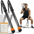 Weighted Ropeless Battle Ropes, 2.9lb Heavy Duty Portable Cordless Battle Ropes for Home Gym with Poster, Exercise Rope for Strength Building, Portable Ropeless Battle Rope with Storage Bag