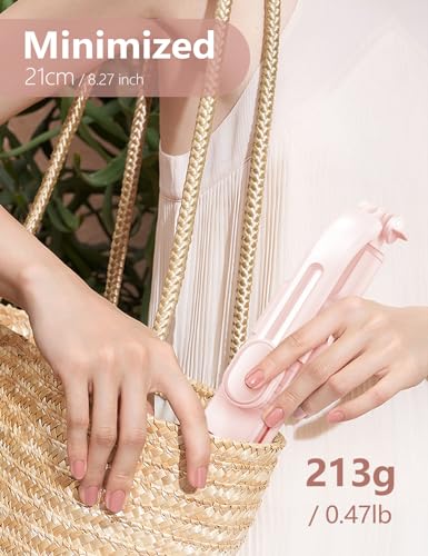 Selfie Stick with Light, 45'' Selfie Stick Tripod with Wireless Remote | Portable Travel Phone Tripod, Compatible with iPhone17/16/ 15 Pro Max/15/14, Samsung S22/ S23 Ultra/Android Smartphone (Pink) - color: Pink - 45" Standard Height