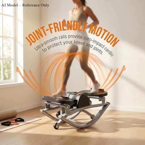 Rock Stepper Exercise Machine, Rocker Stepper Side to Side Home Workout, Rocking Step Training for Legs, Glutes and Abs, Home Gym