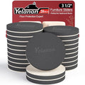 Yelanon Felt Furniture Sliders, 20pcs-3 1/2” Furniture Sliders for Carpet, Furniture Pads Hardwoods Floors, Heavy Furniture Movers Sliders, Reusable Moving Pads, Floor Protectors for Carpet - size: 20pcs 3.5"