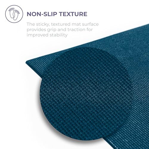 Voyage 5mm Studio Yoga Mats, 10 Pack, 72x24in - color: Oceanside