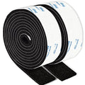 Felt Strips with Adhesive Backing, 2 Felt Rolls 1x 60 Inches Black, Felt Tape with Adhesive Backing, Furniture Felt Strips - size: 2 Rolls 1x60 inch