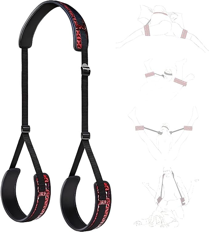 Sex Bondage Legs Restraints Thigh Sling with Adjustable Straps for Couple Sex Toy BDSM Restraints Harness Open Legs Spreader Sexy Toys for Couples Sweater Yoga ZHCH-Of15