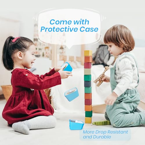 Yunbaoit Rainbow Visual Timer for Kids, 60-min Countdown Timer, Blue | Protective Case, No Ticking, Mute and Ringing Alarm Available, Time Management Tool, Low Power Reminder, for Study,Game,Work - color: Blue Rainbow