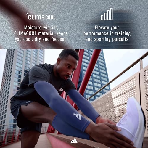 adidas Climacool Compression Arm Sleeves - color: Royal Blue, size: Adult Large/Extra-Large