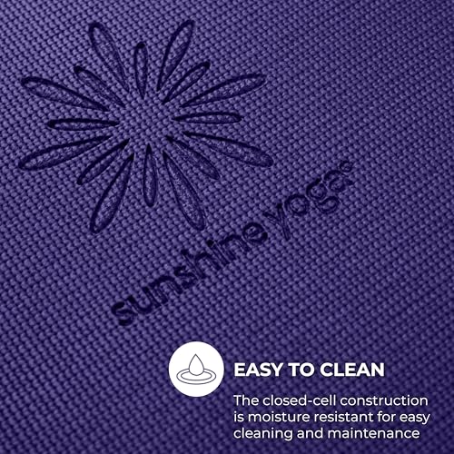 Voyage 5mm Studio Yoga Mats, 6 Pack, 72x24in - color: Purple