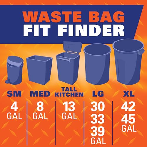 Hefty Heavy Duty Trash Bags, Large | 42 Gallon | For Contractors | 26 Count, Pack of 2 - size: 26 Count (Pack of 2)