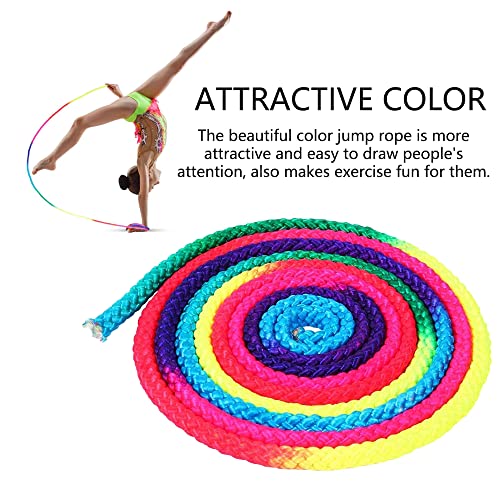 Watris Veiyi Rhythmic Gymnastics Rope, 2.8m/110in | Rainbow Rhythmic Arts Training Jumps Rope