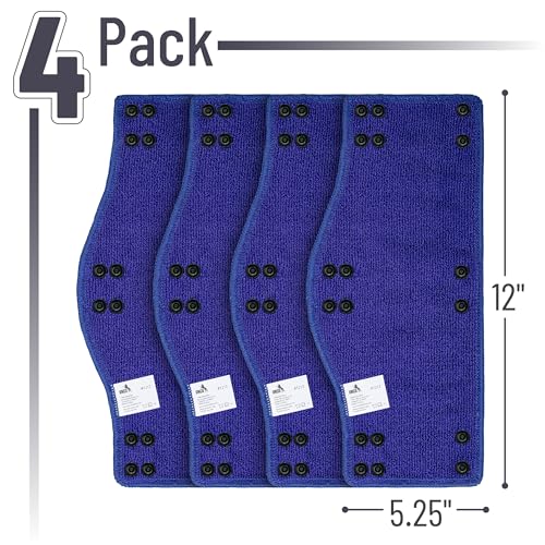 UNCO Hard Hat Sweatbands - 4 Pack, Navy Blue, Washable & Reusable Hard Hat Liners - color: Navy Blue, size: 4 Pack