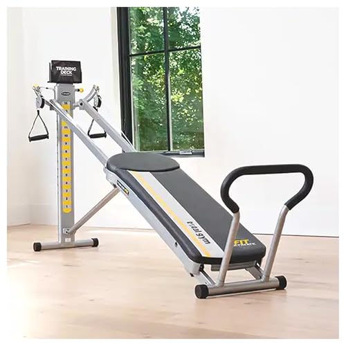 Total Gym Pilates Toe Bar Accessory for Full Body Strength Training Workouts, Black - Attaches to Standard Squat Stand in Home Gyms