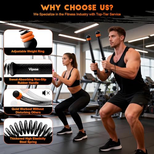 Adjustable Weights Cordless Battle Ropes,Portable Ropeless Battle Ropes for Home Gym with Storage Bag, Weighted Exercise Equipment for Low-Impact Workout, Strength & HIIT, for Men & Women - color: black