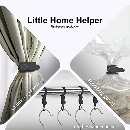 Silicone Cable Ties Cord Organizer for Cable Management, 16PCS 4.2" and 7.1" Reusable Cable Organizer Electronic Accessories for Home, Office, Kitchen, School, Travel (Black) - color: Black, size: 4.2 Inch+7.1 Inch