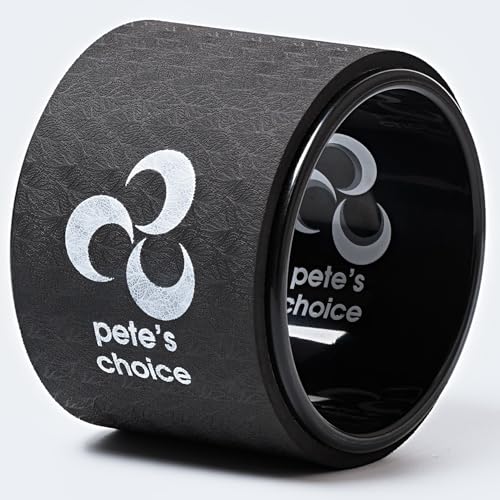 Extra Wide Yoga Wheel, Mini Yoga Wheel - Beginner Friendly Yoga Kit. More Comfortable, Stable and Safer Back Roller. Improve posture, better mobility. Ideal Home Exercise. Relieve Back Pain. - style: Small