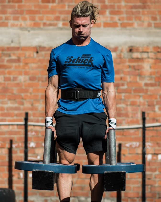 Schiek Sports Model 2004 Nylon 4 3/4" Weight Lifting Belt - Black - color: Black, size: X-Small