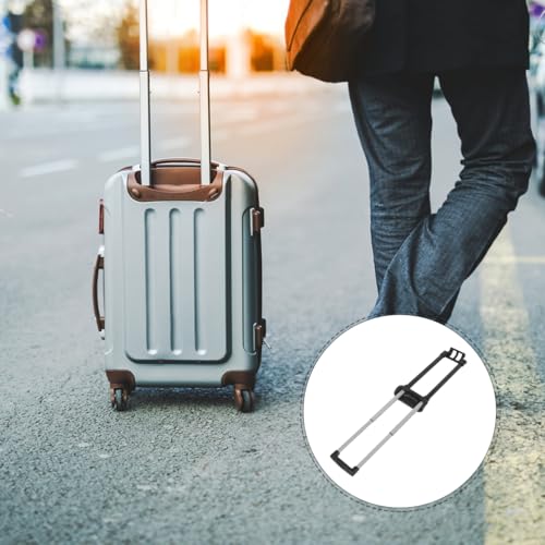 Didiseaon Luggage Telescopic Handle Replacement Portable Suitcase Pull Rod Trolley Handle Spare Parts for Travel Hard Case Suitcases 17.7In