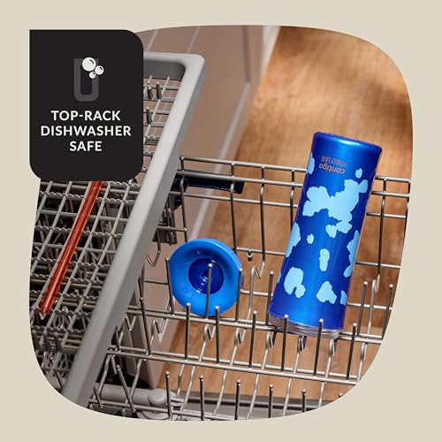 Contigo x Ally Love Shake & Go Tumbler, Autoclose Lid, Leak Proof, 20oz, Stellar Jay - color: Stellar Jay