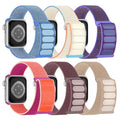 6 Pack Sport Nylon Loop Band Compatible with Apple Watch Band 38mm 40mm 41mm 42mm 44mm 45mm 46mm 49mm for Women Men, Adjustable Breathable Braided Straps for iWatch Series 11/10/9/8/7/6/5/4/3/SE/Ultra - color: Lake Blue/Light Beige/Lilac/Pomegranate/Smoke