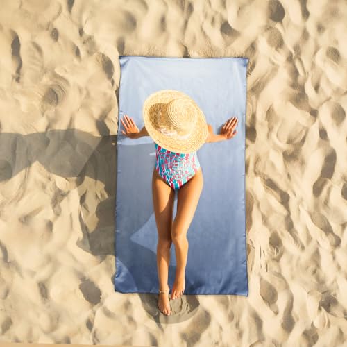 Camping Towel L Size Microfiber Quick Dry Lightweight for Travel Body Swimming Pool Beach Hiking Yoga Mat Towels(Navy Blue, 1 Pack L) - color: Navy Blue, size: 1 Pack L