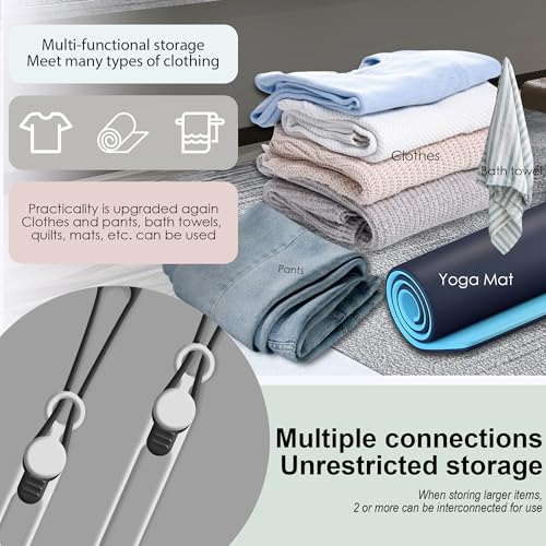 16Pcs 4.2" Silicone Cable Ties Cord Organizer for Cable Management, Reusable Cable Organizer Electronic Accessories in Home,Office,Kitchen,School,Travel (Black & White) - color: Multicolor C, size: 4.2 Inch
